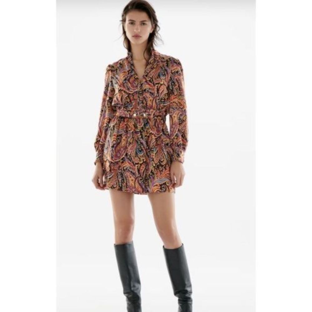 Zara Shorted print dress